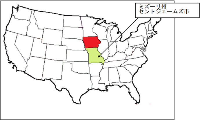 セントジェームズ市位置図