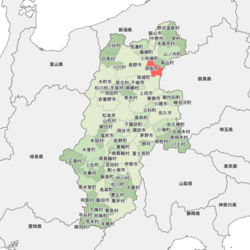 写真：長野県内地図