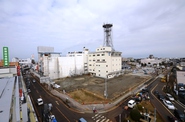 写真：施工前の建設地