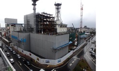 写真：平成27年12月の工事全景
