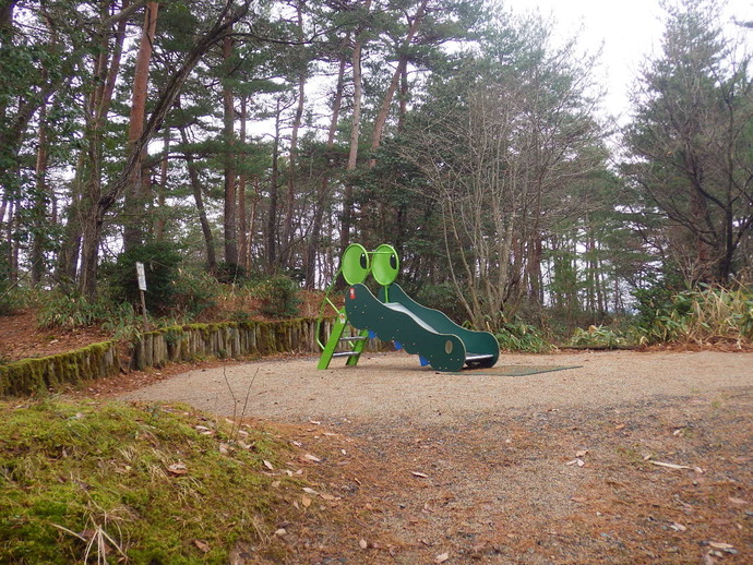 「わんぱく冒険の森」小型滑り台