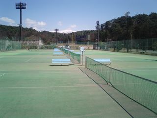 写真：テニスコート