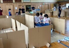 避難所体験