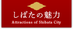 しばたの魅力　Attractions of Shibata City